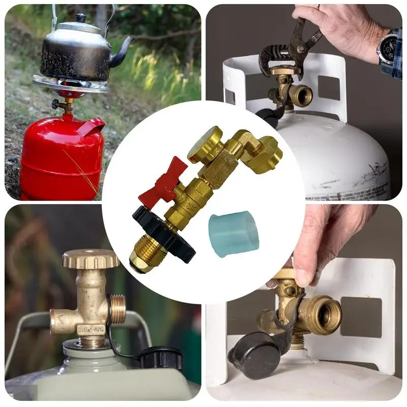 Угловой адаптер для замены пропана устойчивые к атмосферным воздействиям