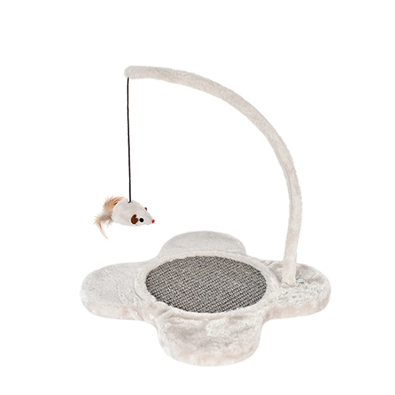 

Cat Scratching Post Natural Sisal Scratchers Post Plush Hanging Cat Scratching Toy Balls Kittens Interactive Toys Pets Supplies