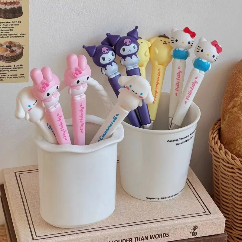 Sanrio Hello Kitty Melody Kuromi Cinnamoroll Аниме Набор Столовых Приборов Из Нержавеющей Стали