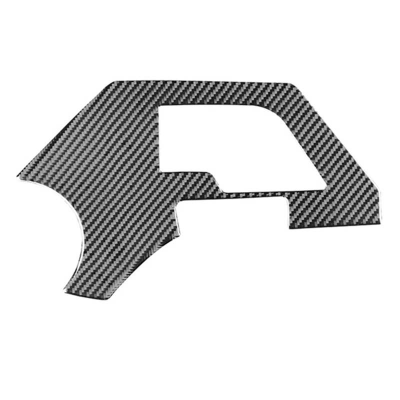 

For Toyota RAV4 2014 2015 2016 2017 2018 2019 LHD Accessories Carbon Fiber Gear Shift Panel Decorator Cover Trim