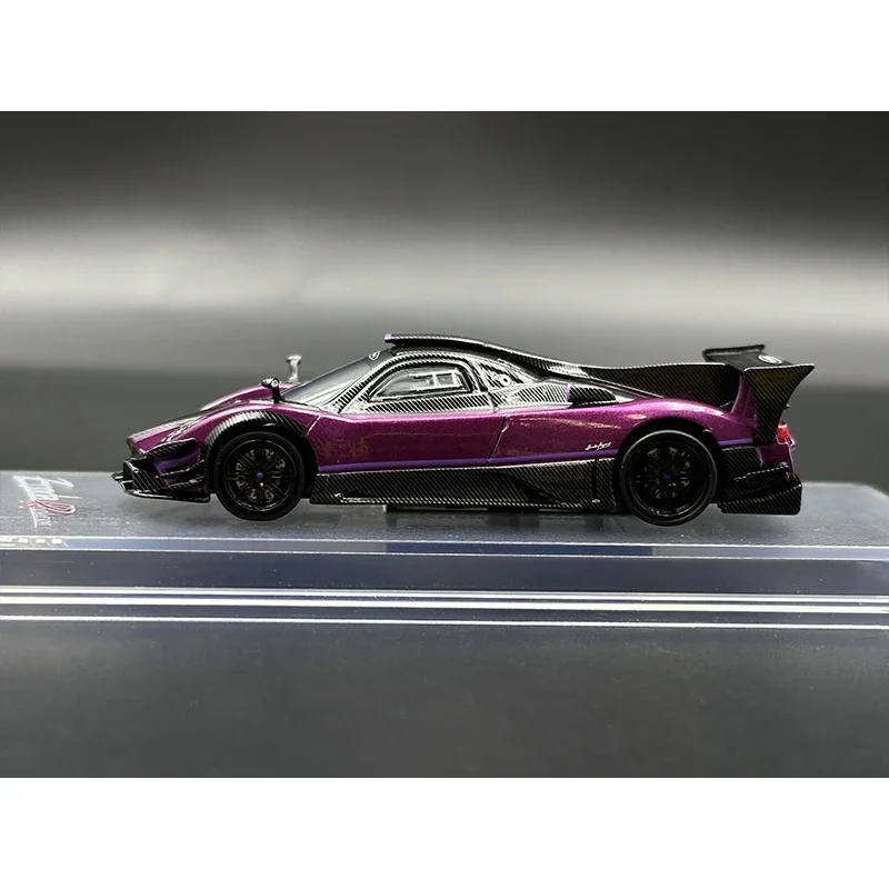 В наличии CM 1:64 Zonda R Evolucion трековая версия карбоновые фиолетовые сменные колеса