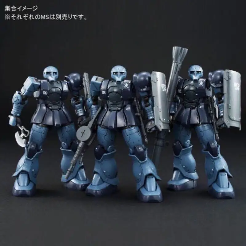 Фото GTO MS-05 HG 1/144 Zaku Black Tri Stars: Набор для сборки меха, фигурки, украшение для рабочего стола, игрушка, подарок №3