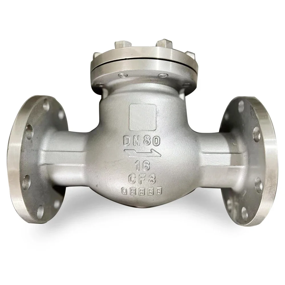 PN16 CF8M корпус из нержавеющей стали ss304 дисковый поворотный обратный клапан