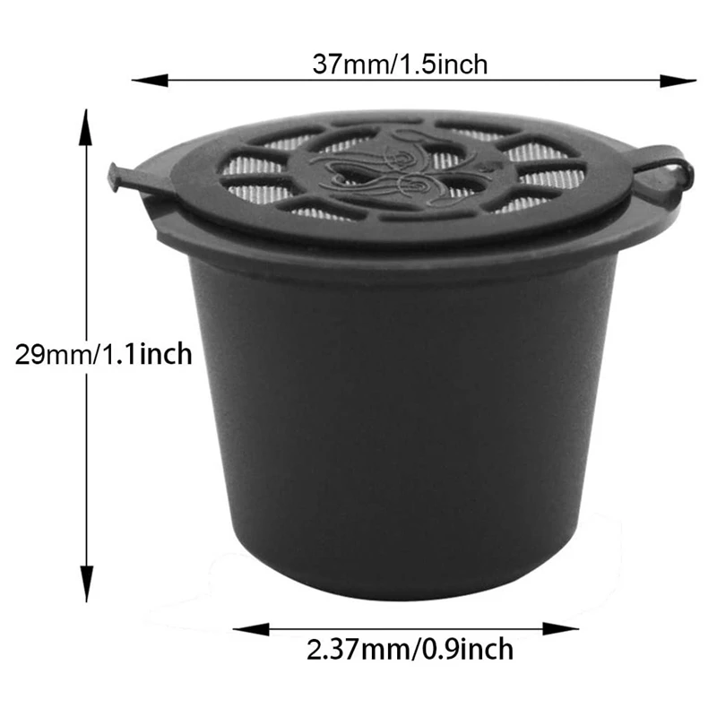 

3 Pcs Refillable Reusable Espresso Capsule For Nespresso Coffee Machine Reusable Capsule Refill Empty Capsule
