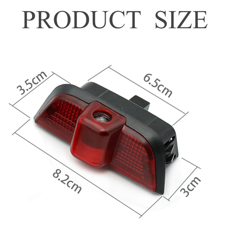 Светодиодсветильник лампа для двери автомобиля с логотипом проектор привидение