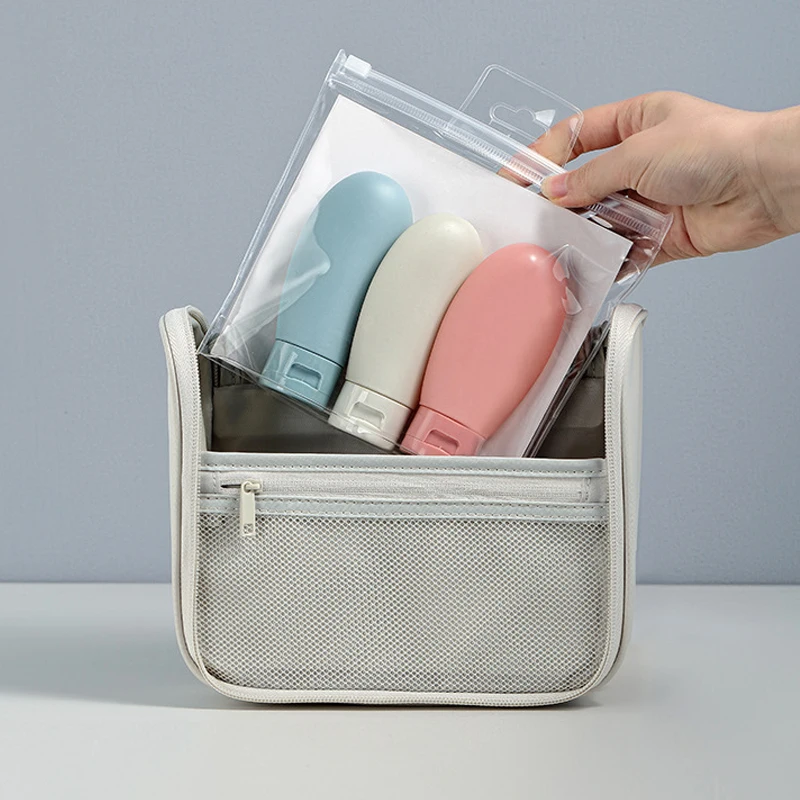 Дорожный набор многоразовых бутылок для шампуня лосьона ванной косметический