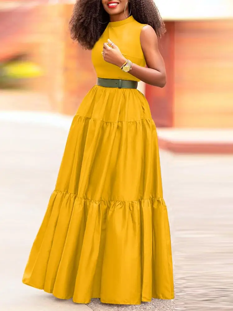 

Женское богемное платье-макси VONDA, летнее свободное плявечерние вечернее платье, Повседневный Сарафан, женское модное сексуальное однотонн...