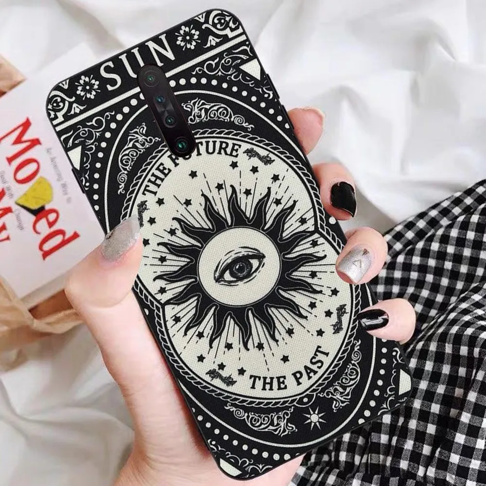 Чехол для телефона Witches Moon Tarot Mystery totem Redmi 5 6 7 8 9 10 plus pro A GO K20 K30 K40 F3 Fundas
