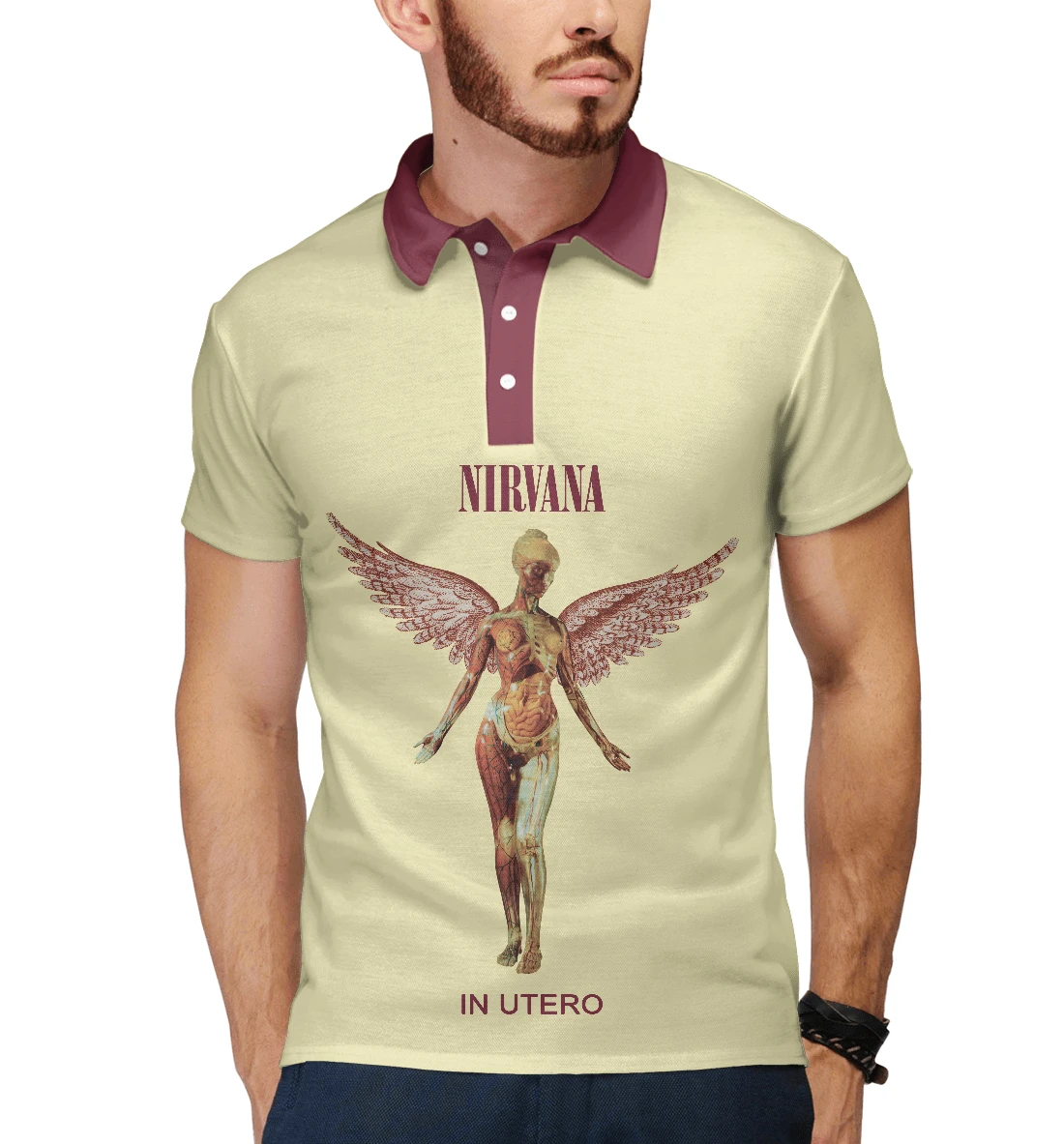 Футболка Поло Nirvana (In Utero) |