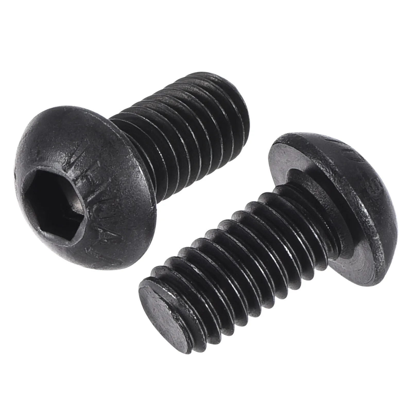 

Uxcell M6x12mm Hex Socket Button Head Cap Bolts Screws Alloy Steel 25 Pcs for DIY Projects