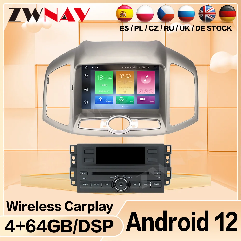 Carplay For Chevrolet Captiva Epica 2012 2013 2014 2015 Radio Bluetooth Android Auto Screen Stereo Automotive Multimedia Central