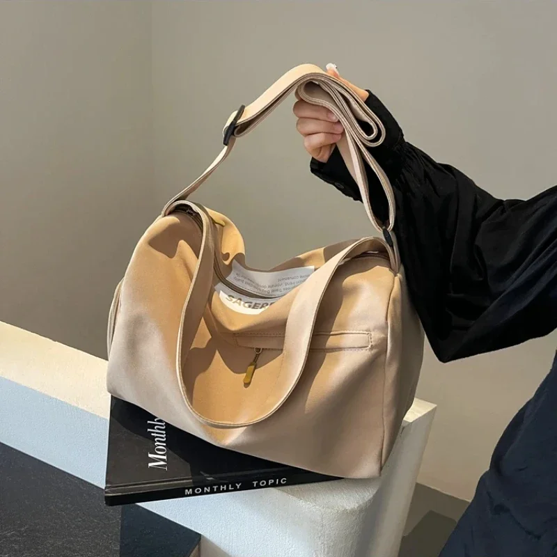 Прекрасные однотонные нейлоновые сумки через плечо Pinkycolor высококачественные