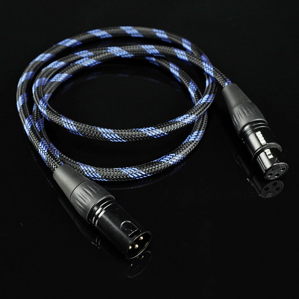 

hifi Nylon Braided XLR Cable Male to Female M/F 3Pin jack Extension Cable For Microphone Mixer 1m 1.8m 3m 5m 10m 15m