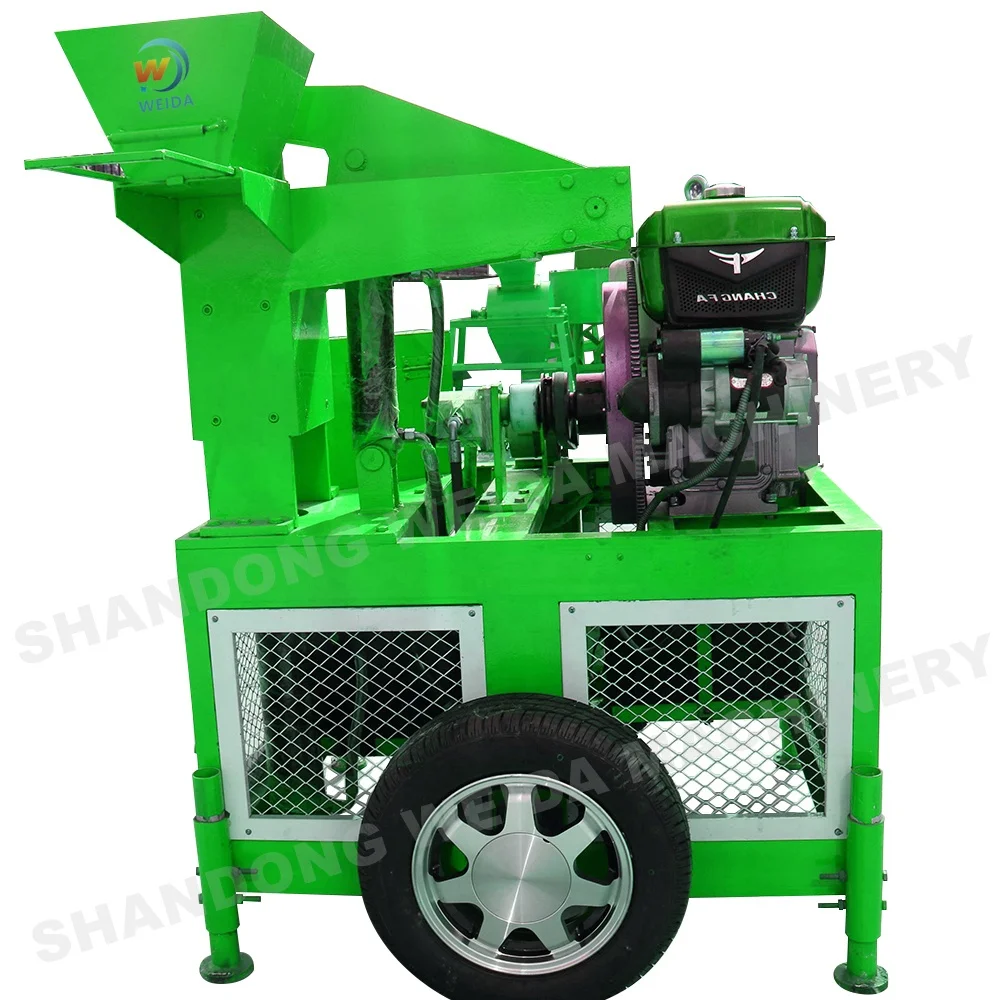 QTC1-20 глиняная черепица ручная машина для прессования цемента и земли по самой