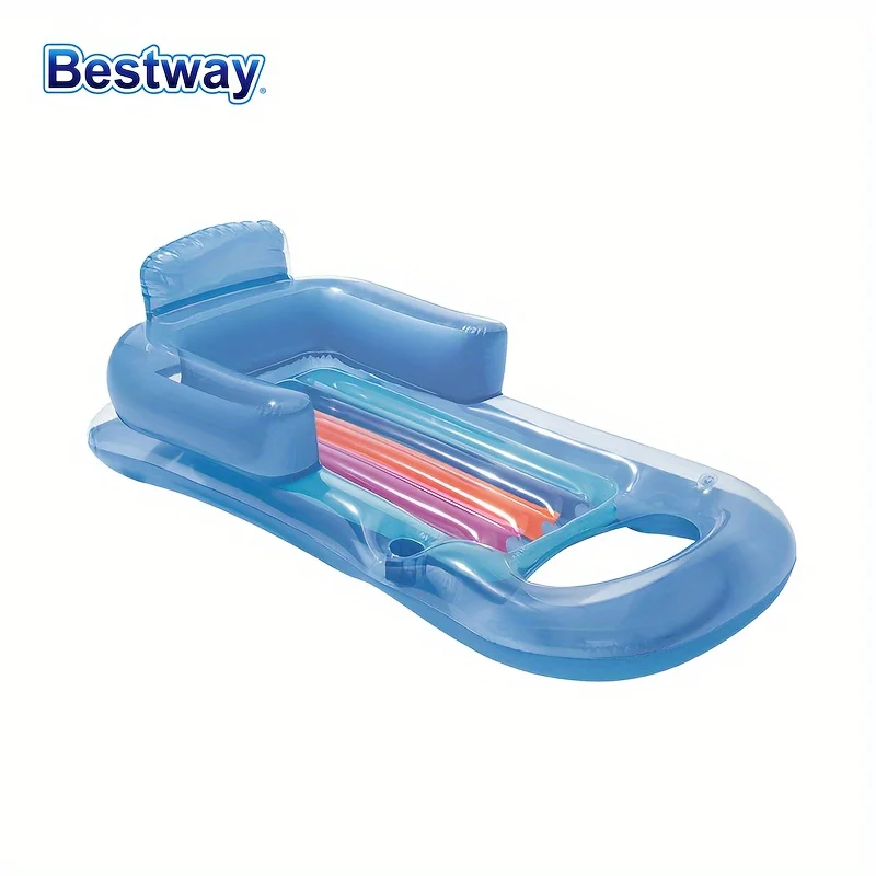Bestway 43028 Надувная Плавающая Кровать Для Бассейна С Подголовником Шезлонг