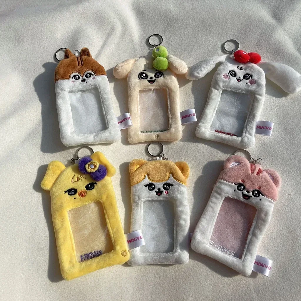 Держатель для фотографий Kpop Idol MINIVE подвеска в виде звезды брелок ключей девушки