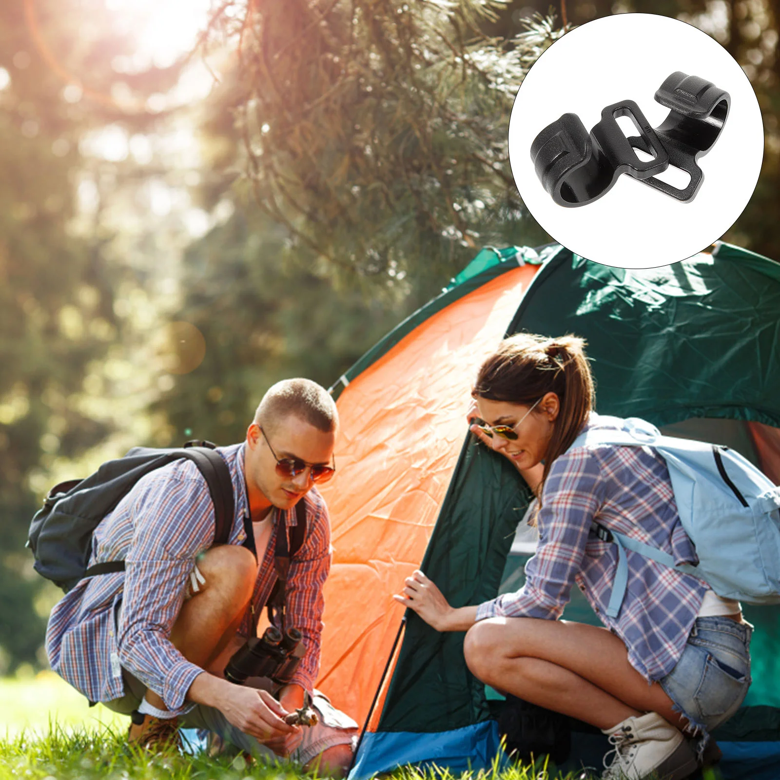 Пластиковый крючок соединительные крючки стеллаж для хранения палаток кемпинга