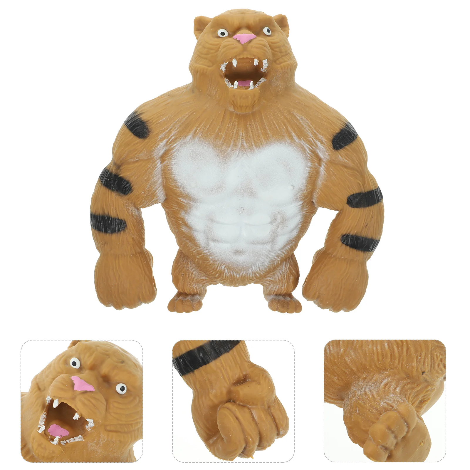 

Sand Sculpture Animal Squeezing Toy Tiger Shaped Squeeze Party Tricky Adorable Toys Cartoon Pressure Relief