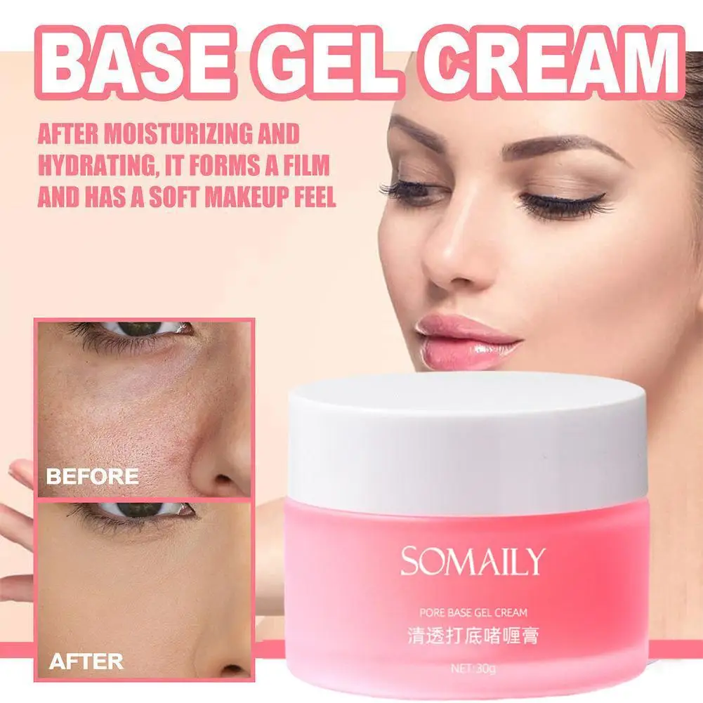 

Pore Primer Gel Invisible Pores Concealer Base Face Moisturizing Cream Pore Gel Concealer Base Makeup Hydrating Primer P9Z5