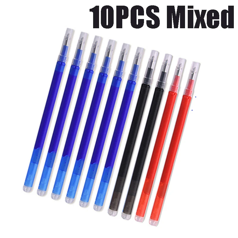 10pcs/lot 0.5/0.7mm Large Capacity Erasable Refills Multicolor Replaceable Refills Office Writing Accessories Student Stationery 10pcs/lot 0.5/0.7mm Large Capacity Erasable Refills Multicolor Replaceable Refills Office Writing Accessories Student Stationery