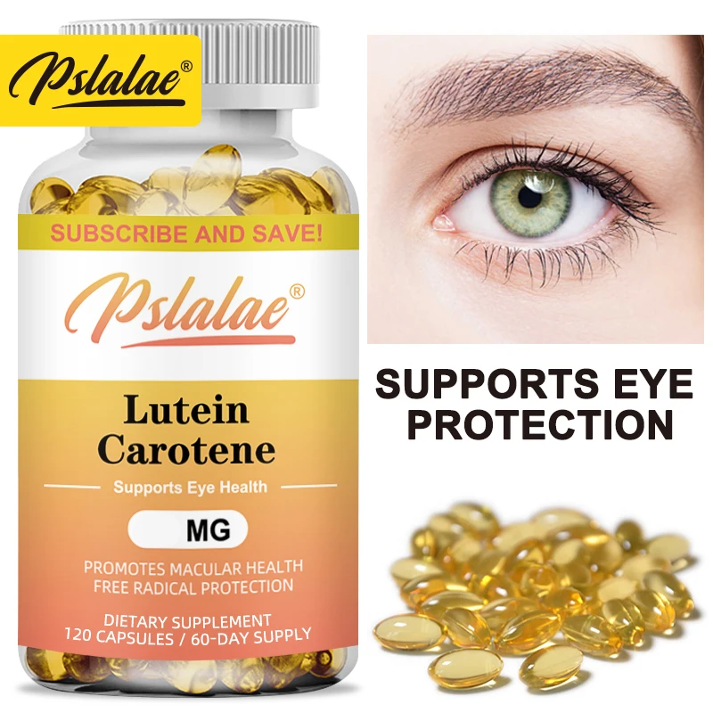 

Lutein Capsules Relieve Eye Stress and Blue Light Macula Protect Anti-aging Health and Vision Protection Zeaxanthin Carotene