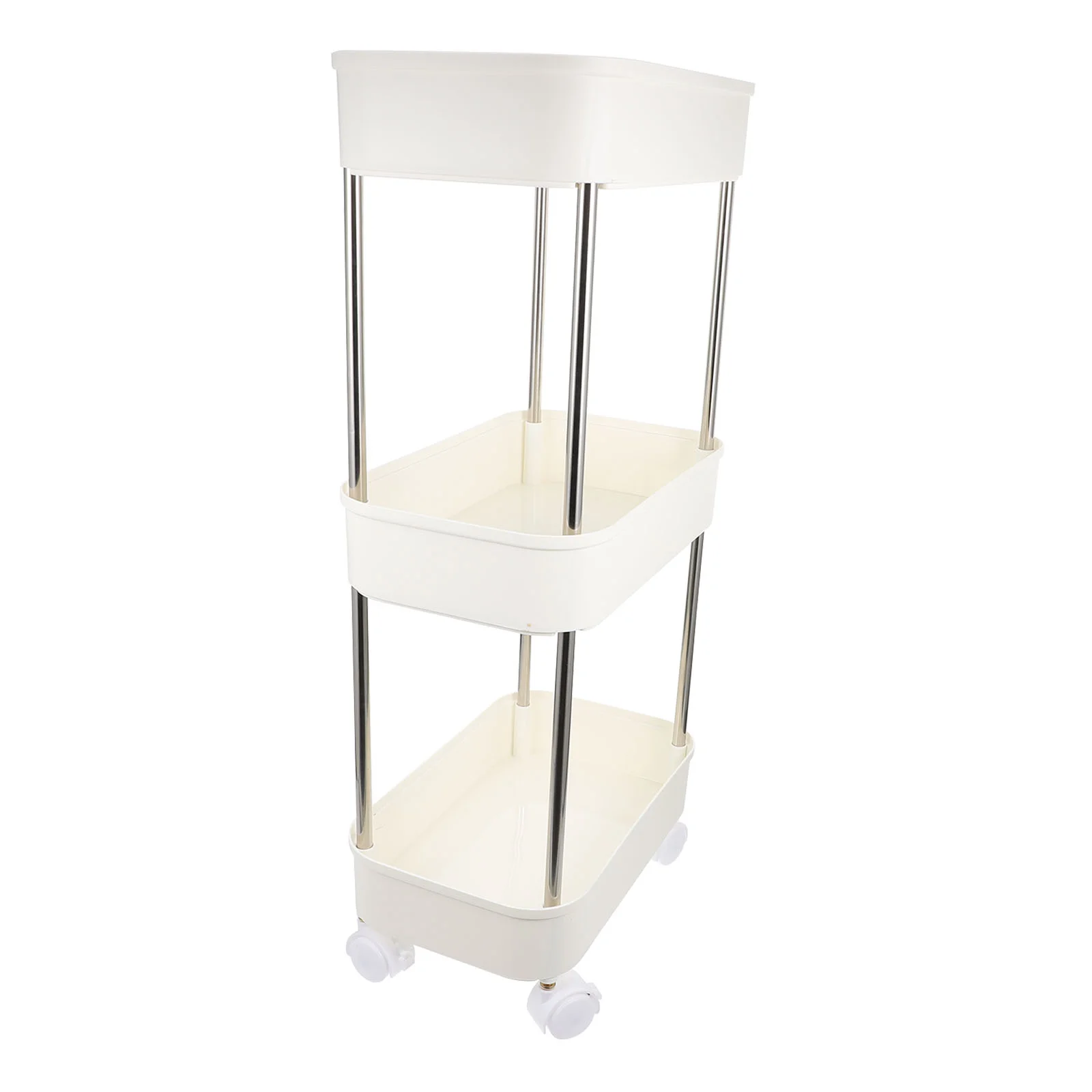 

Creative Movable Storage Rack Removable Multi-layer Trolley Storage Shelf