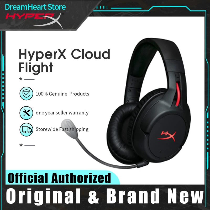 Беспроводная игровая гарнитура Kingston HyperX Cloud Flight /Flight S поддерживает проводное