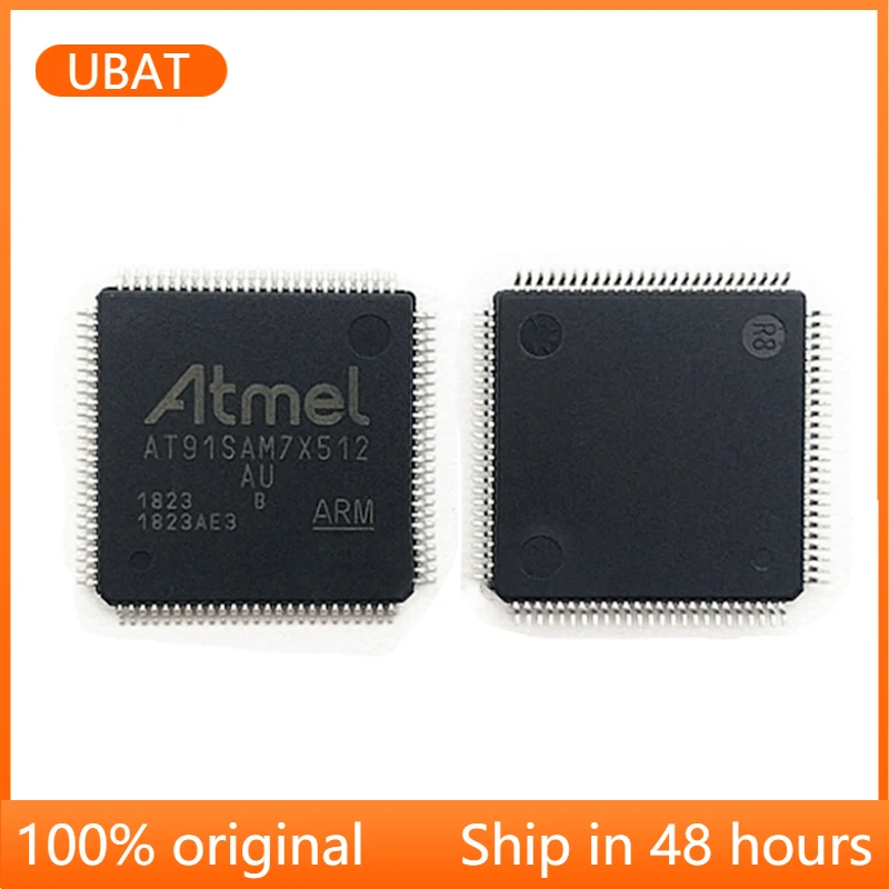 

1 Pieces AT91SAM7X512B-AU LQFP-100 AT91SAM7X512B Microcontroller Chip IC Integrated Circuit Brand New Original Free Shipping
