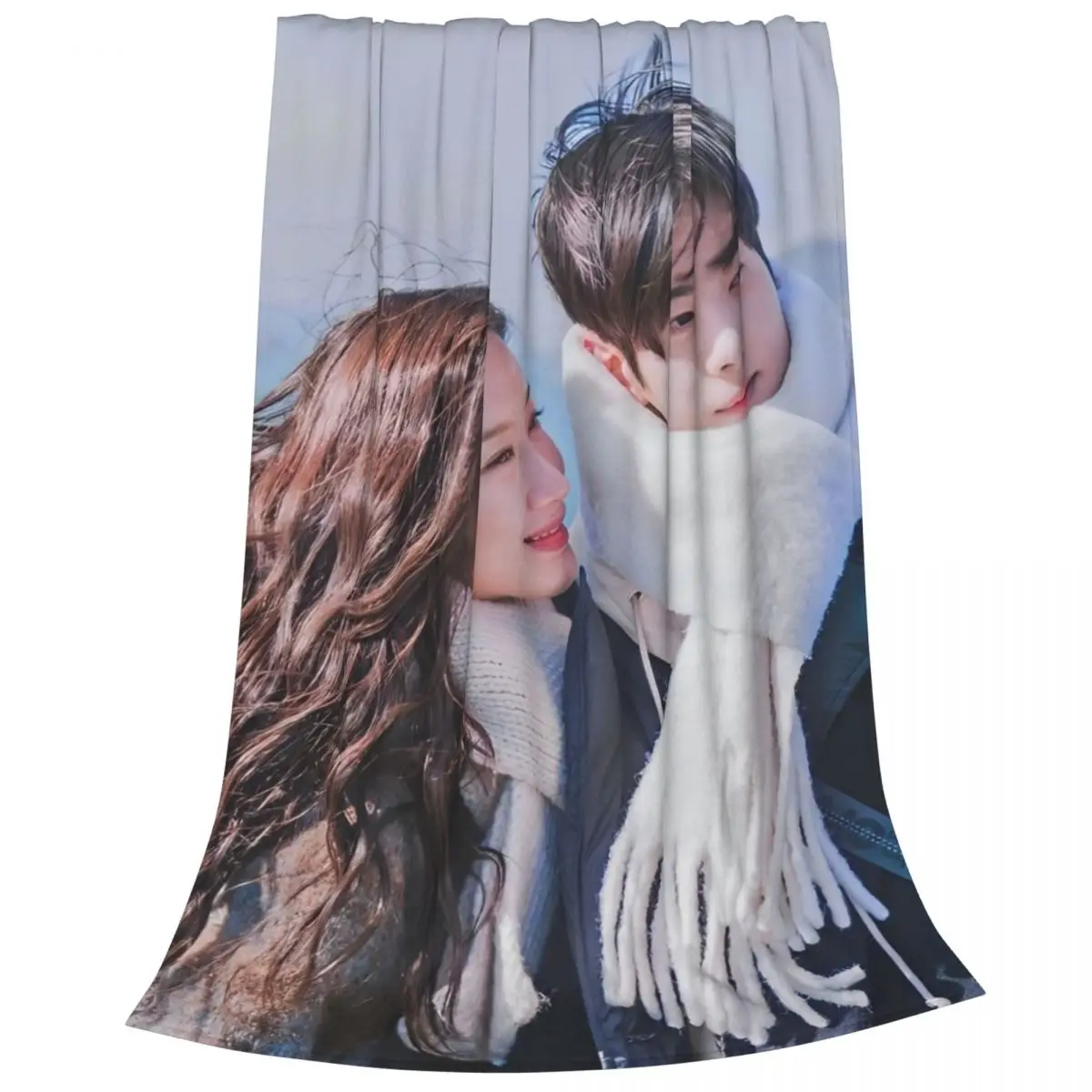 Фланелевое Одеяло с украшением настоящая красота