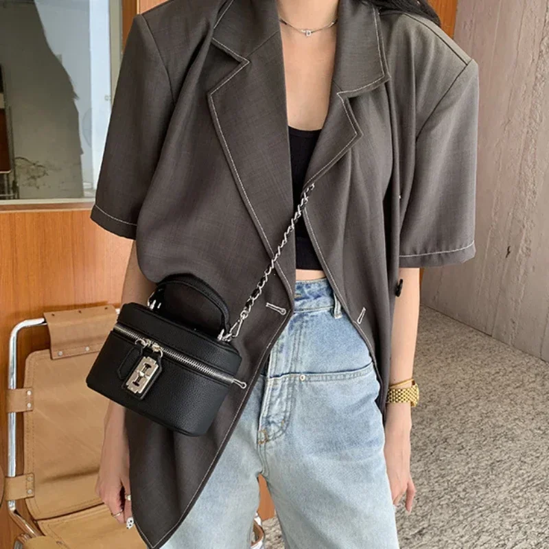 Женская сумка через плечо из искусственной кожи