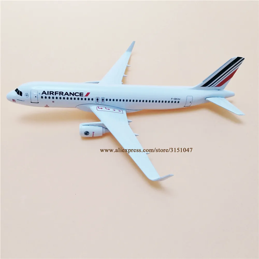 

20cm Alloy Metal Air France A320 Airlines Airplane Model France Air Airbus 320 Airways Diecast Plane Model Aircraft Kids Gifts