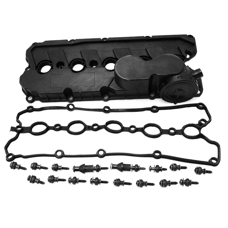 Полная крышка клапана автомобильного двигателя с прокладкой и болтами для Jetta Golf