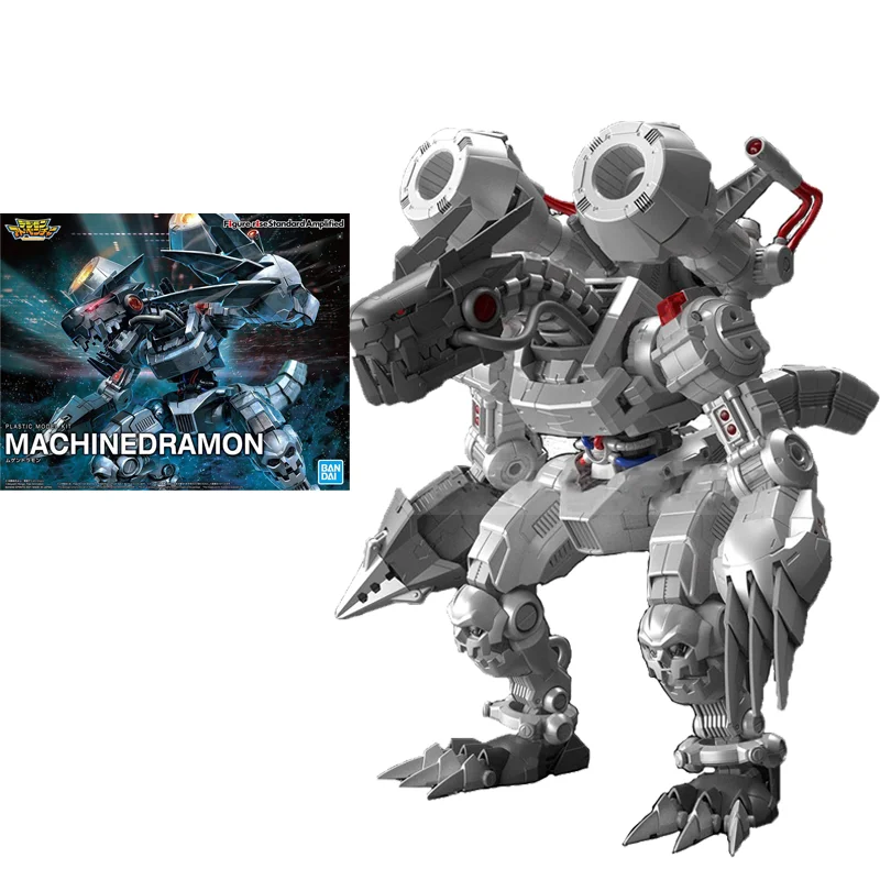 

Bandai Original Figure Rise Digimon Adventure Machinedramon Mugendramon Action Figure Anime Figure Model Toys Gift Children NEW