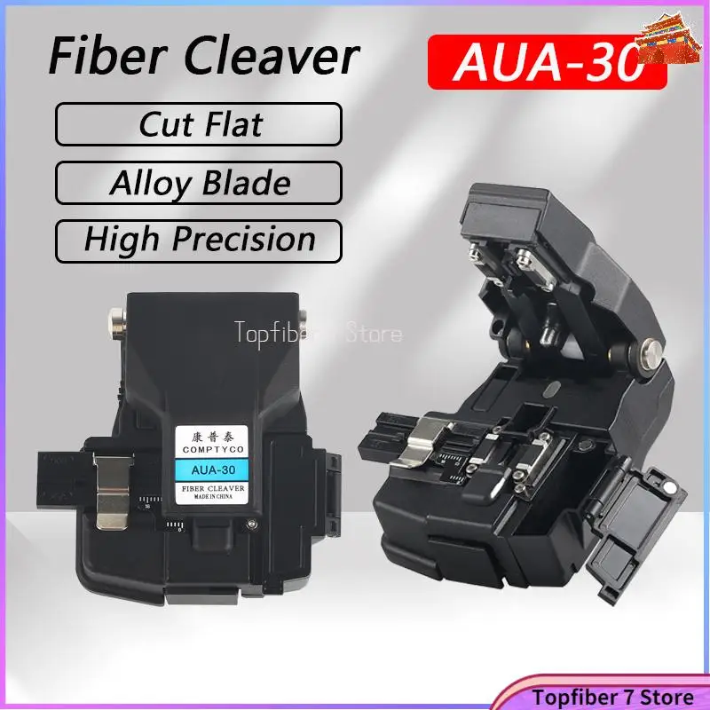 

COMPTYCO AUA-30 Optical Fiber Cutter High Precision Fiber Cleaver With Waste Box Same CT-30 Fiber Cleaver