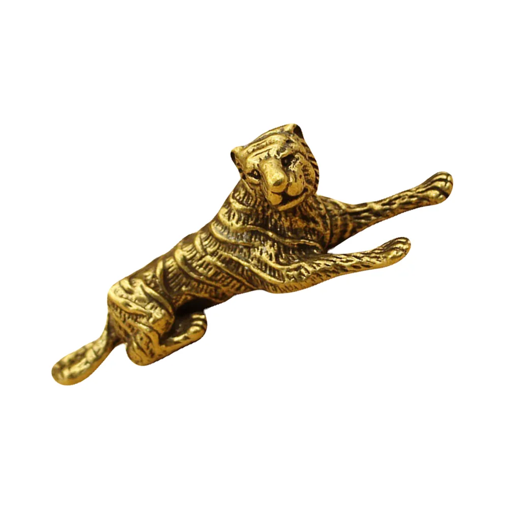 

Statue Decor Chinese Animal Figurines Zodiac Figurine Brass Tea Gold Ornament Car Pet Mini Zen Garden Luck Ceremony Decoration