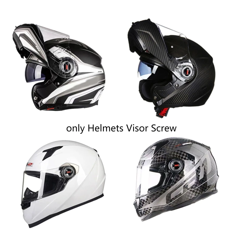 

1 Pair Helmet Visor Screws Rotate Switch for FF370/358/386/394/325/396