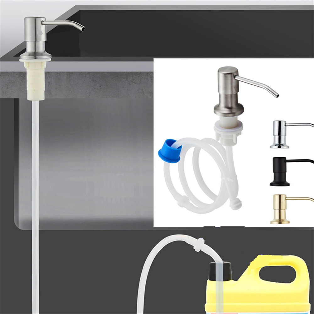 Черный дозатор жидкого мыла диспенсер для дистрибьютор Диспенсер моющего