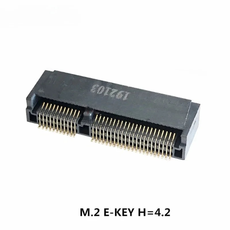 

200pcs for LOTES connector APCI0108-P001A M.2 NGFF socket E KEY 67P H=4.2