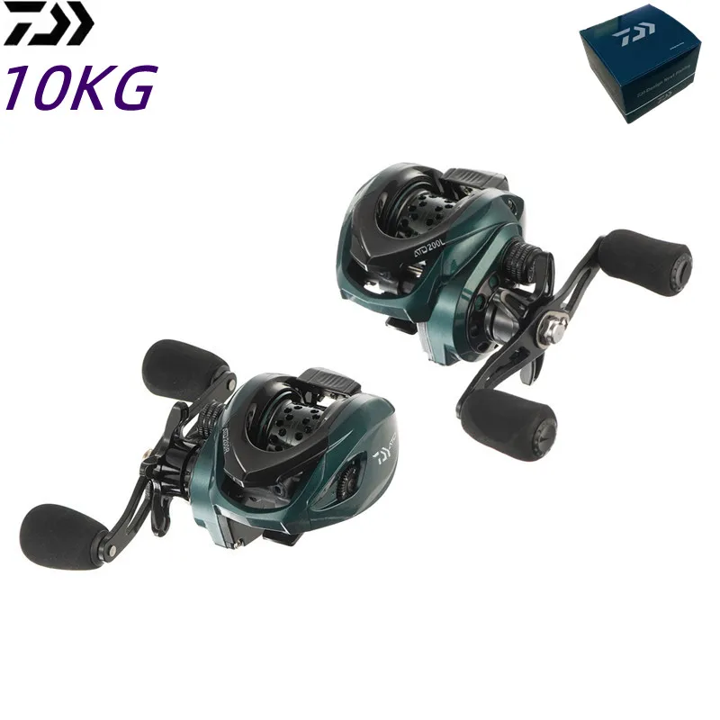 

DAIWA Professional 10KG Drag Power 22LB Fishing Reel 210g Ultra-Linght 7.2:1 High Speed Baitcasting Reel Magnetic Brake Long Cas