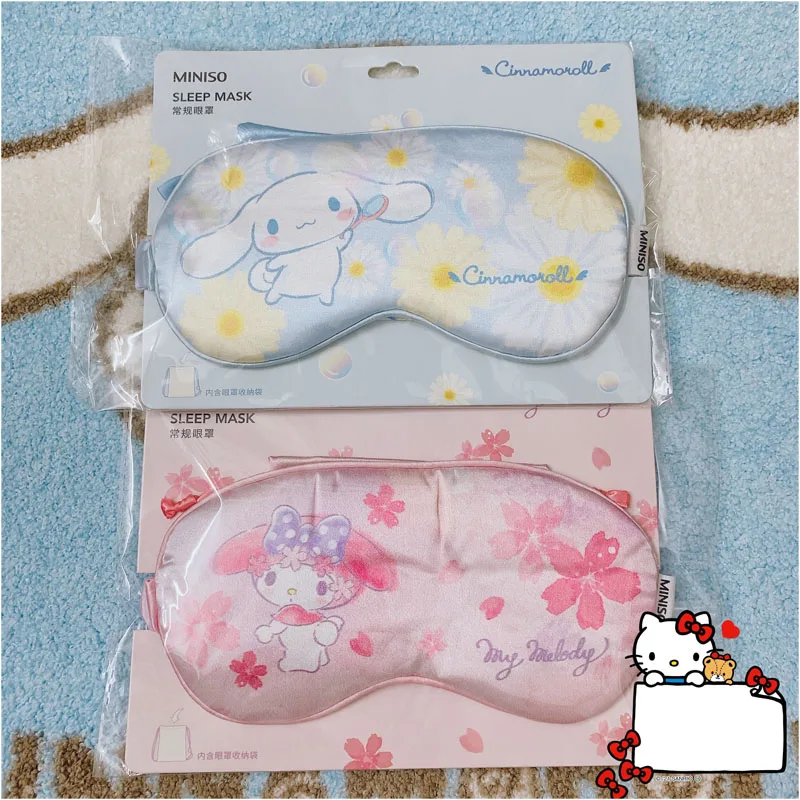 

Sanrioed Anime Mymelody Kuromi Kitty Cinnamoroll Cute Kawaii Summer Comfortable Siesta Shading Patch Comfortable Sleep Girl Gift