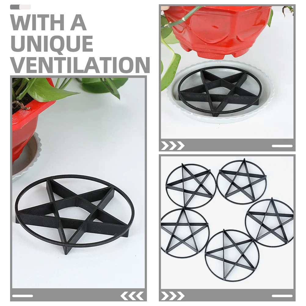 10 шт. кронштейн для цветочного горшка подставки цветов уличных растений коврик