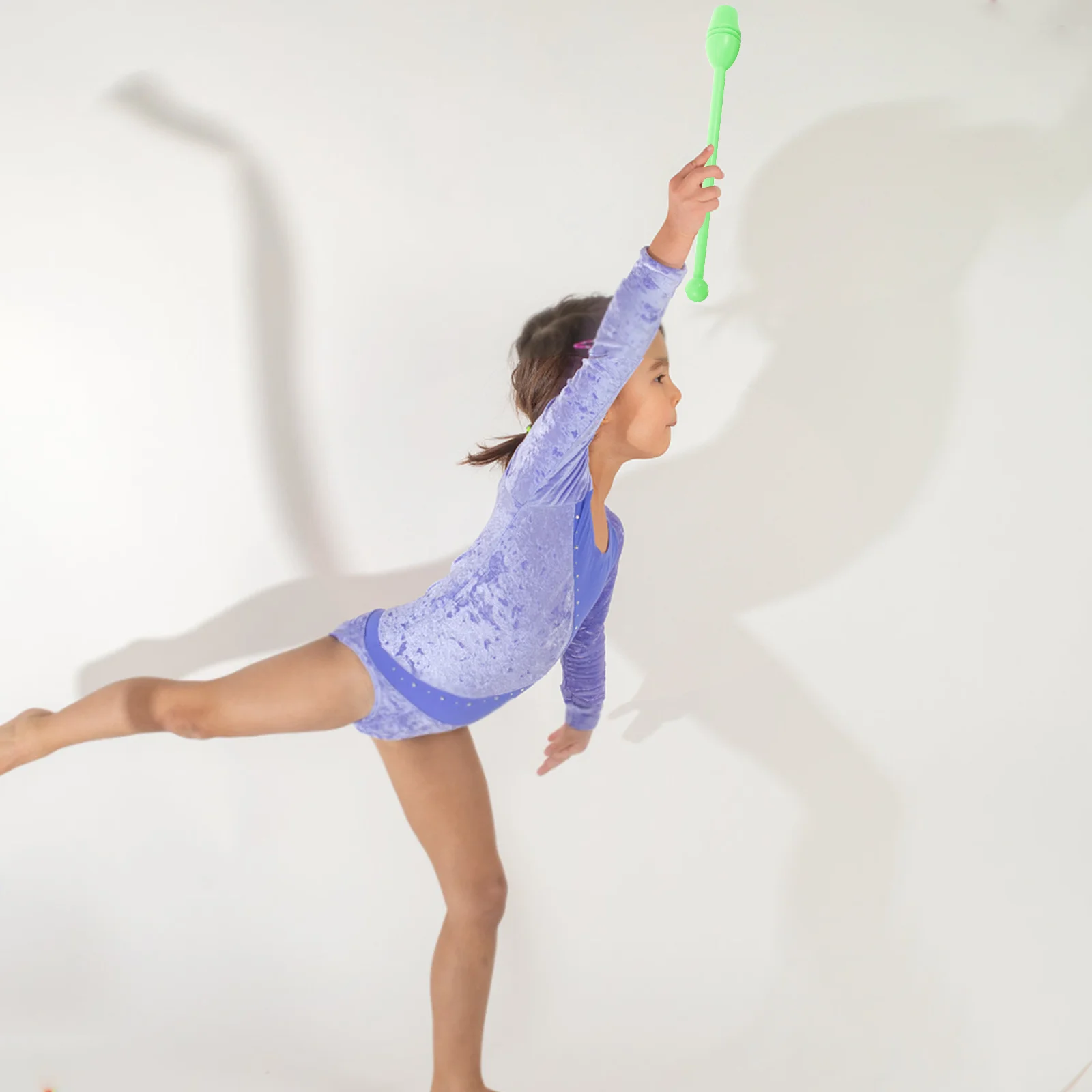 

Artistic Stick Rhythmic Gymnastics Twirling Aldult Resin Dance Performing Colored Child