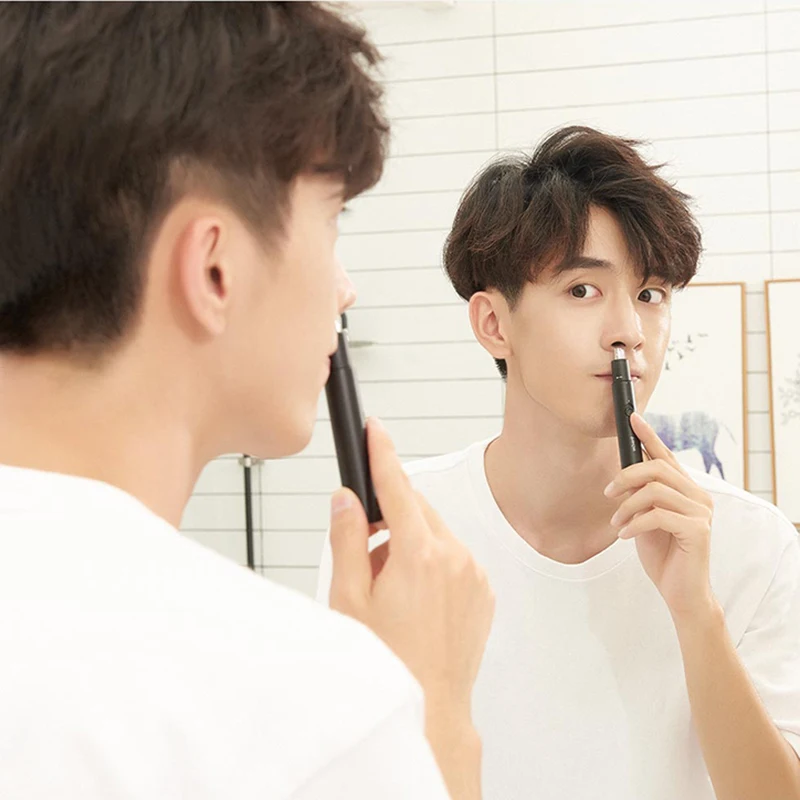 HUANXING Мини Электрический Носовой Триммер Портативный Бритва для Ушей и Околоушных Волос, Водонепроницаемый, Безопасный Очиститель, Инструмент для Удаления Волос у Мужчин.