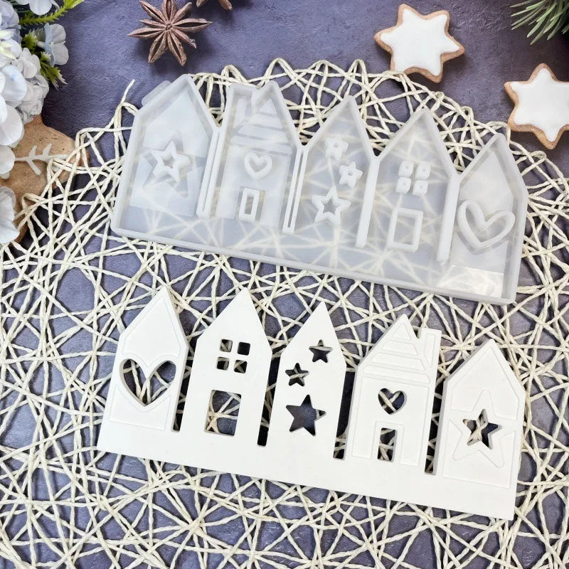 Подсвечник сделай сам с пятью звеньями вставка силиконовая форма для выпечки