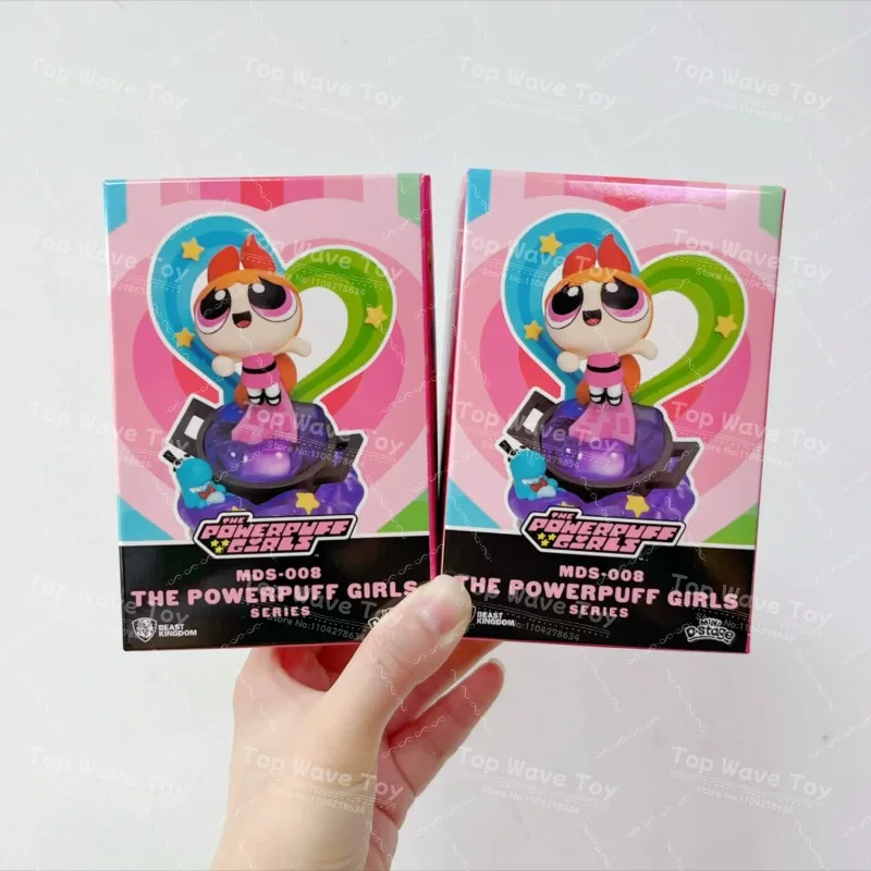 Фото Новый в наличии Beast Kingdom Powerpuff Girls слепая коробка периферия цветы и пузыри фигурка украшение рисунок автомобиль подарок индивидуальный заказ №1