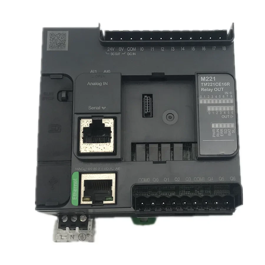 Оригинальный контроллер программирования ПЛК TM221CE16R для Schn eider