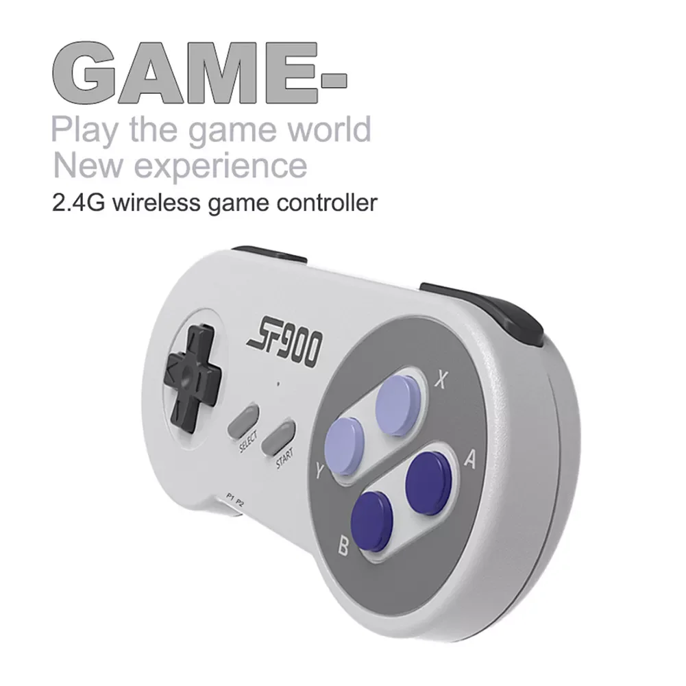 

NEW2023 SF900 Video Game Consoles 4700 Games Portable Video Game HDMI- 2.4G Wireless Dual Gamepad for Sega Drive