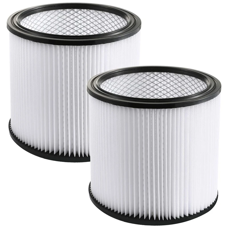 

2Pack Replacement Cartridge Filter For Shop Vac 90304,90350,90333,903-04-00, 9030400,5 Gallon Up Wet/Dry Vacuum Cleaners