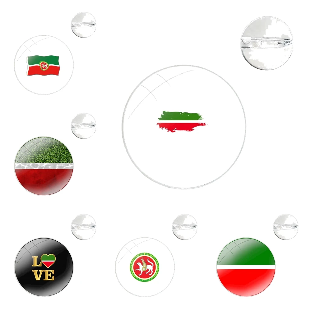 Стеклянные купольные броши для рубашек отворотов сумок шпильки одежды шляпы
