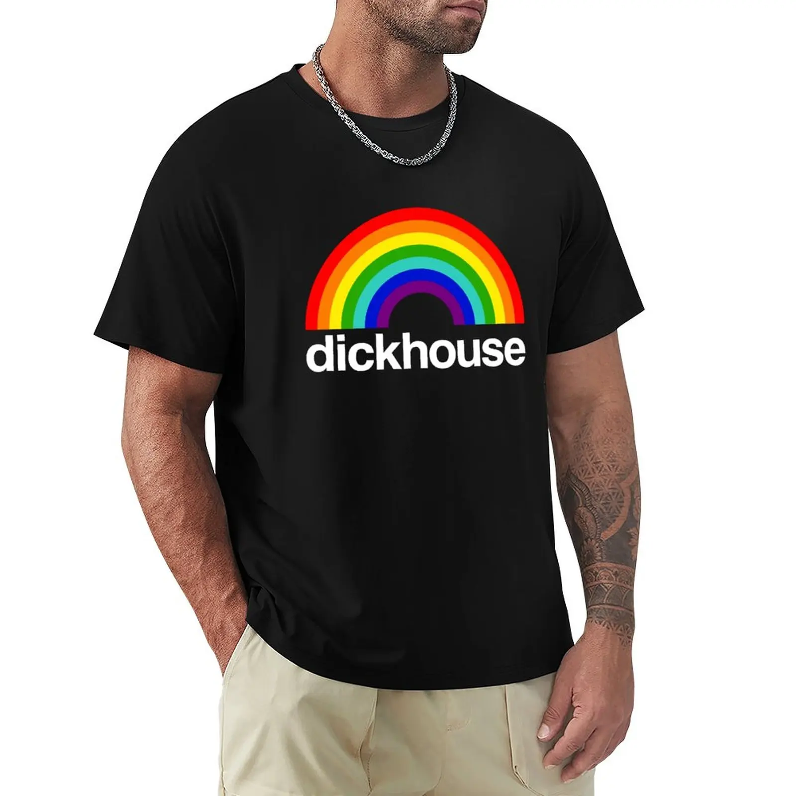 

Dickhouse T-Shirt Oversized t-shirt Summer Tops Tops Animal Print Shirt For Boys Mens Graphic t-shirts Funny